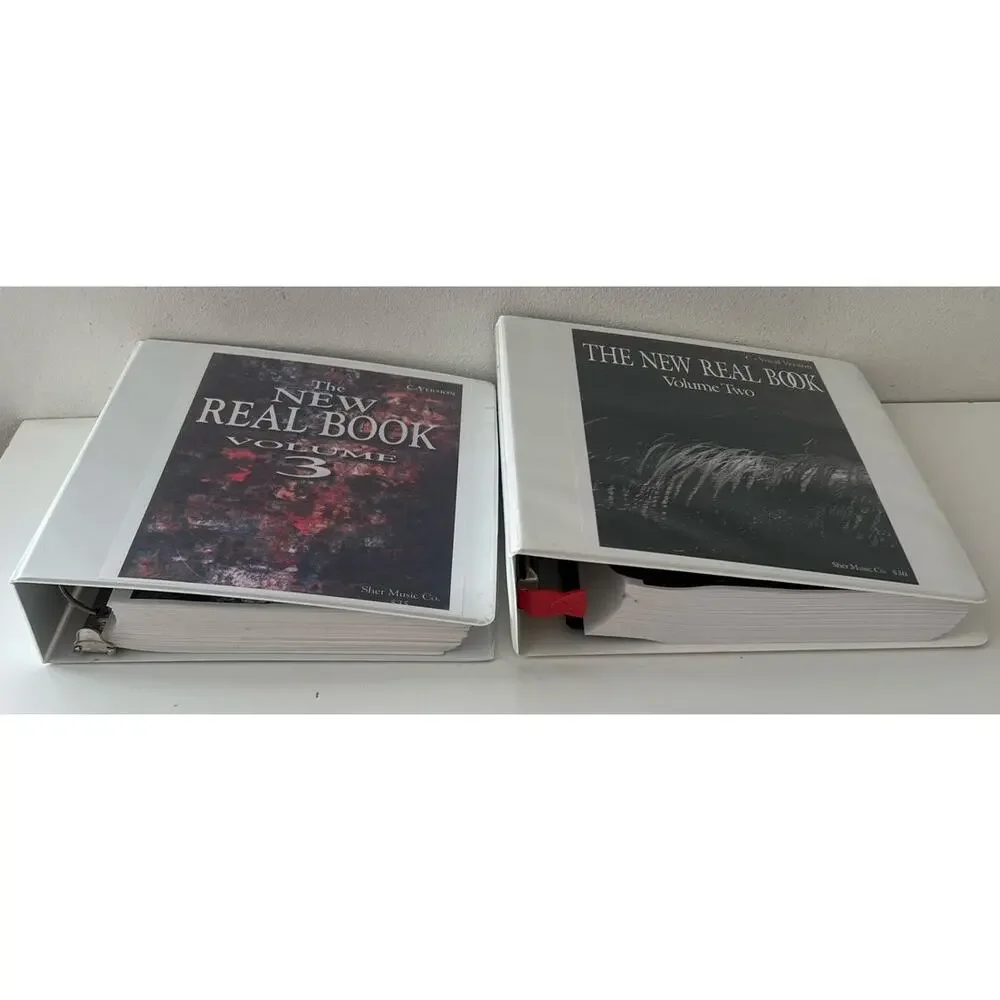 The New Real Book Volumes II and III in 3 Ring Binders Excellent Condition